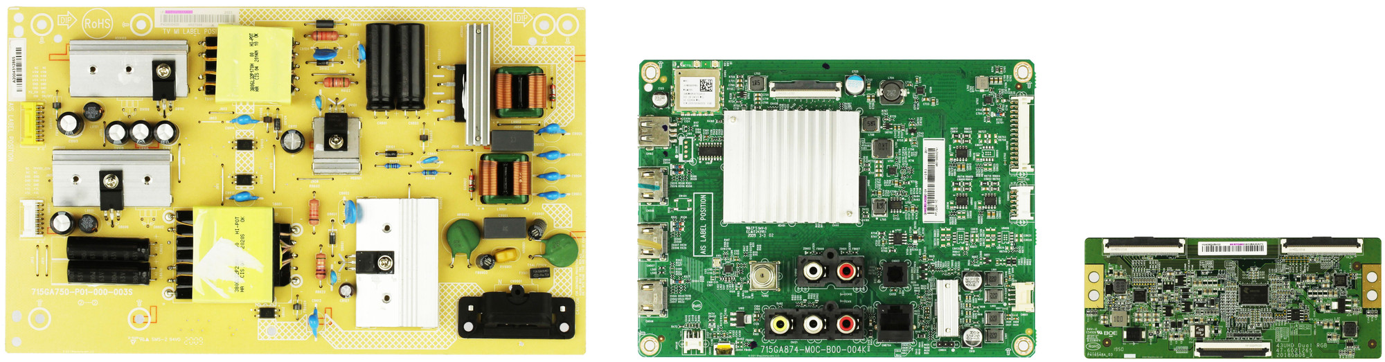Vizio V435H11 (LTCUZGLW) Complete TV Repair Parts Kit