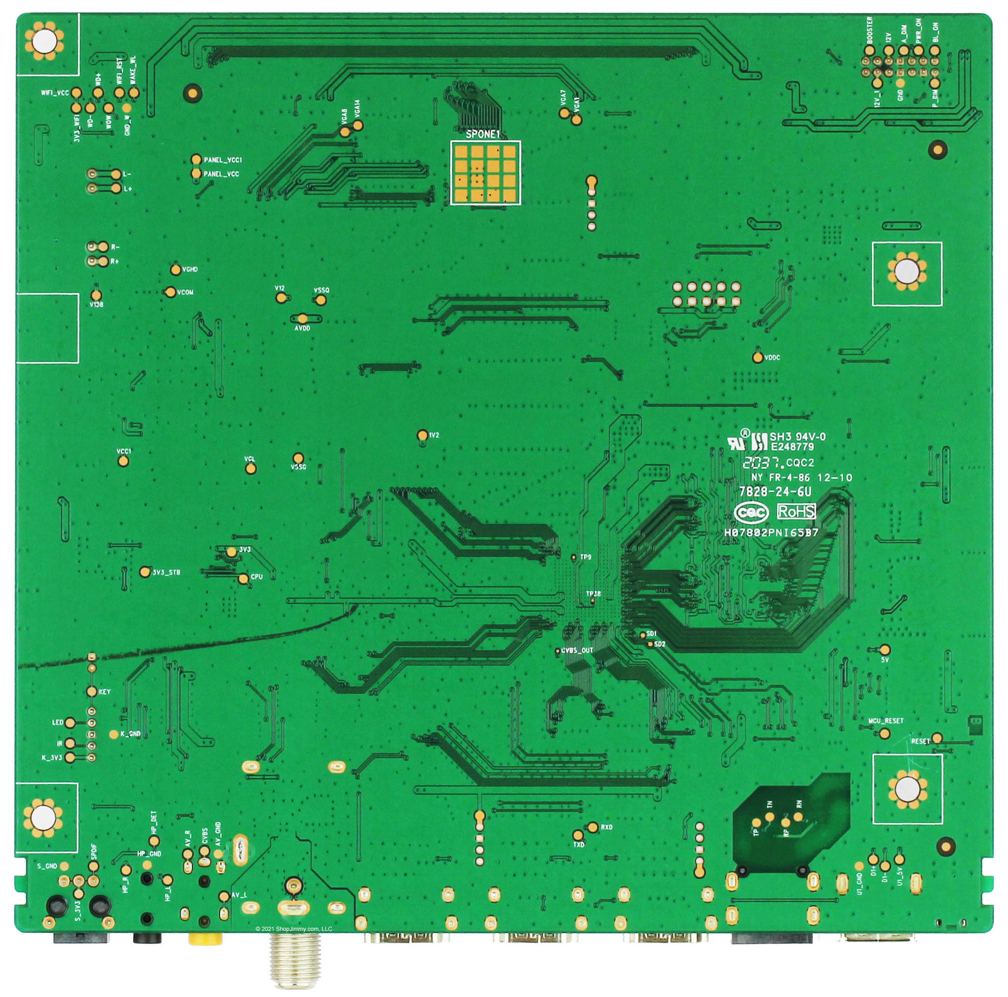 TCL 43V型 4K液晶テレビ 43P615基盤セット TCL 43P615 4k Android Led Tv New Main Board, Combo Board