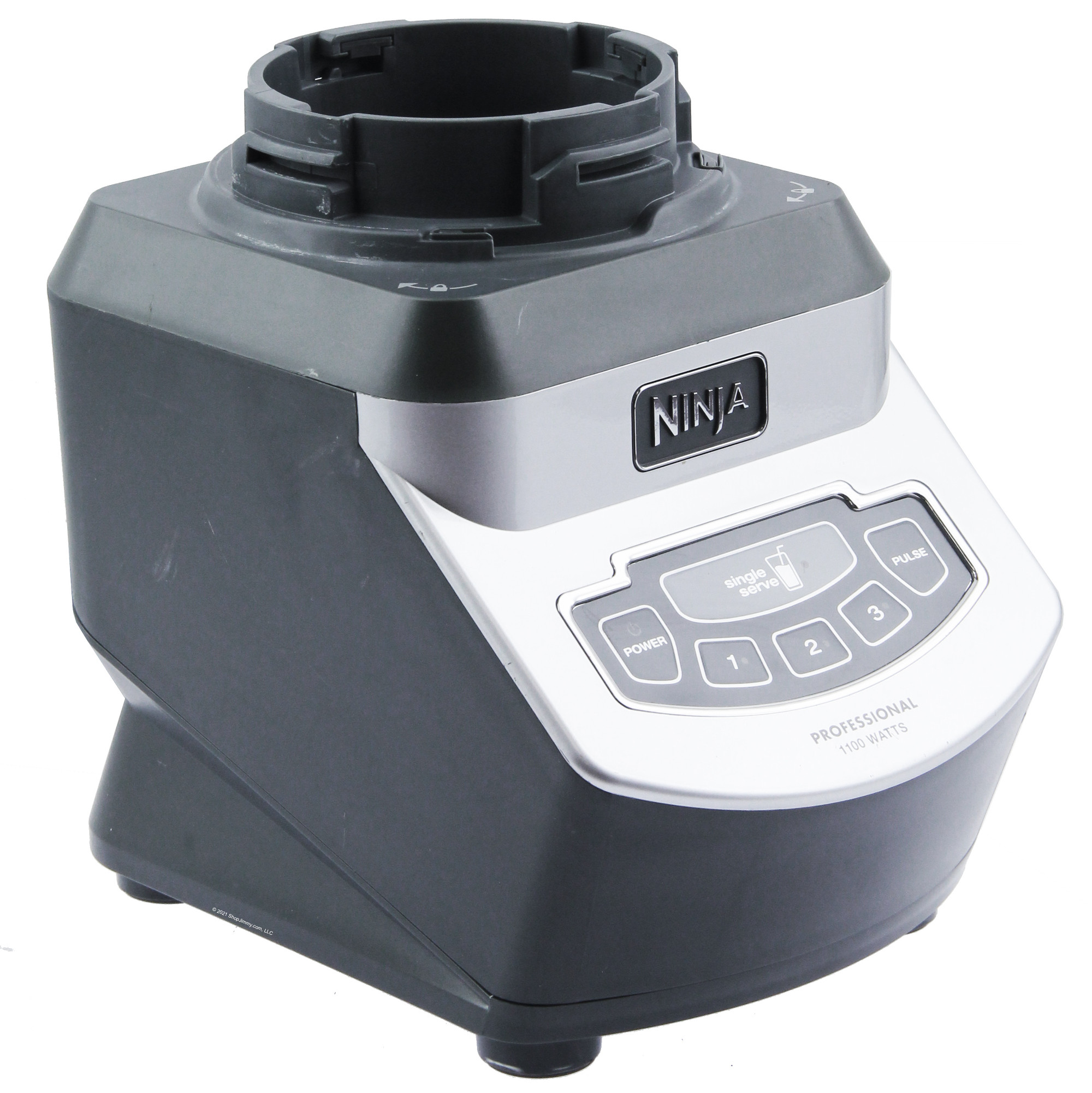 Ninja blender motor base ventilation slots close up cleaning