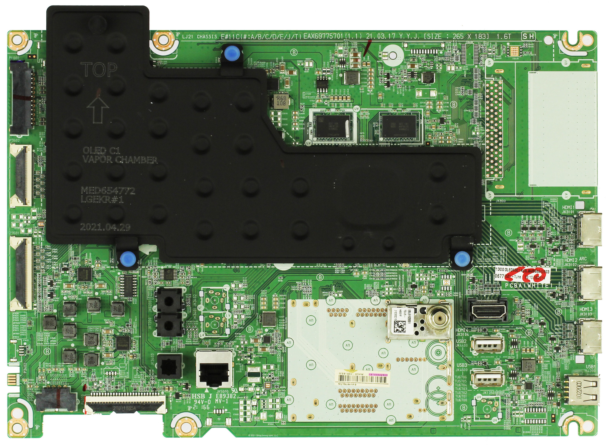 LG EBT66642903 Main Board for OLED65C1AUB.BUSYLJR