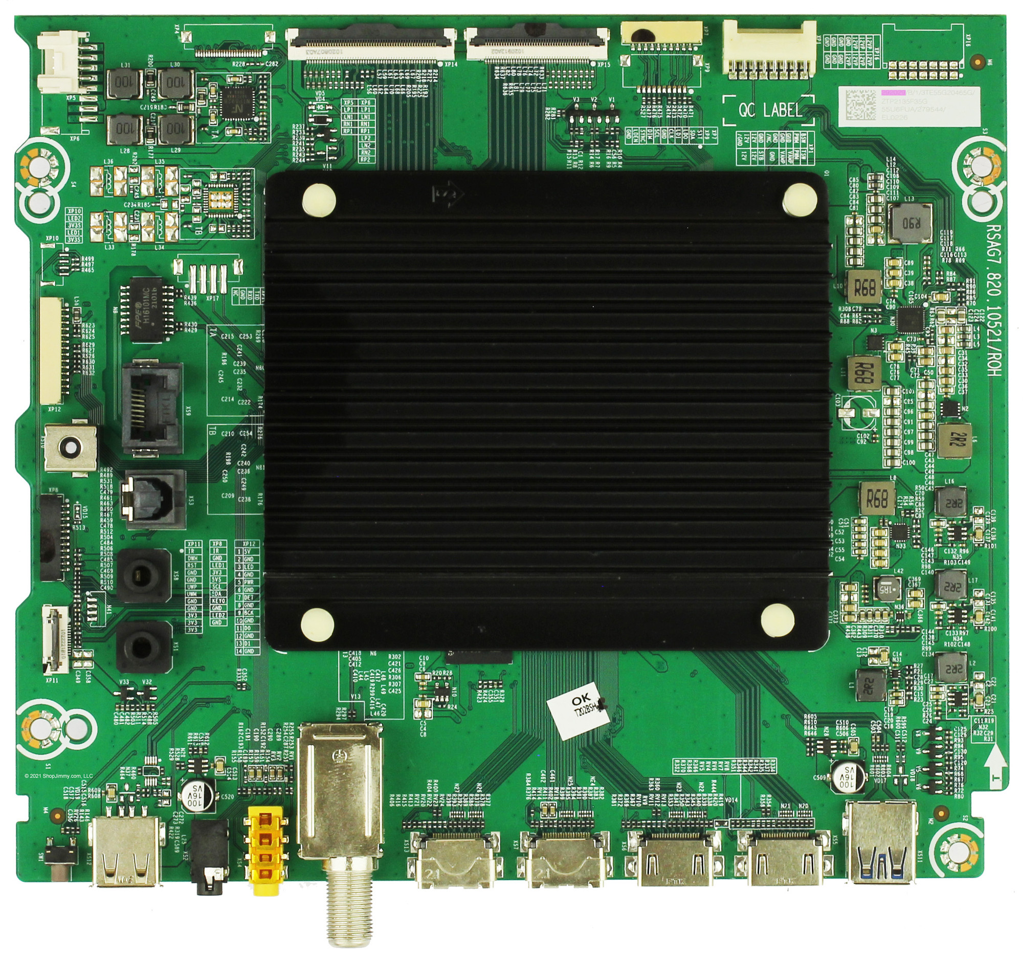 ハイセンス 55U8FG 基板、配線セット Hisense Main Board 292029 279544 293918 for 55U8G