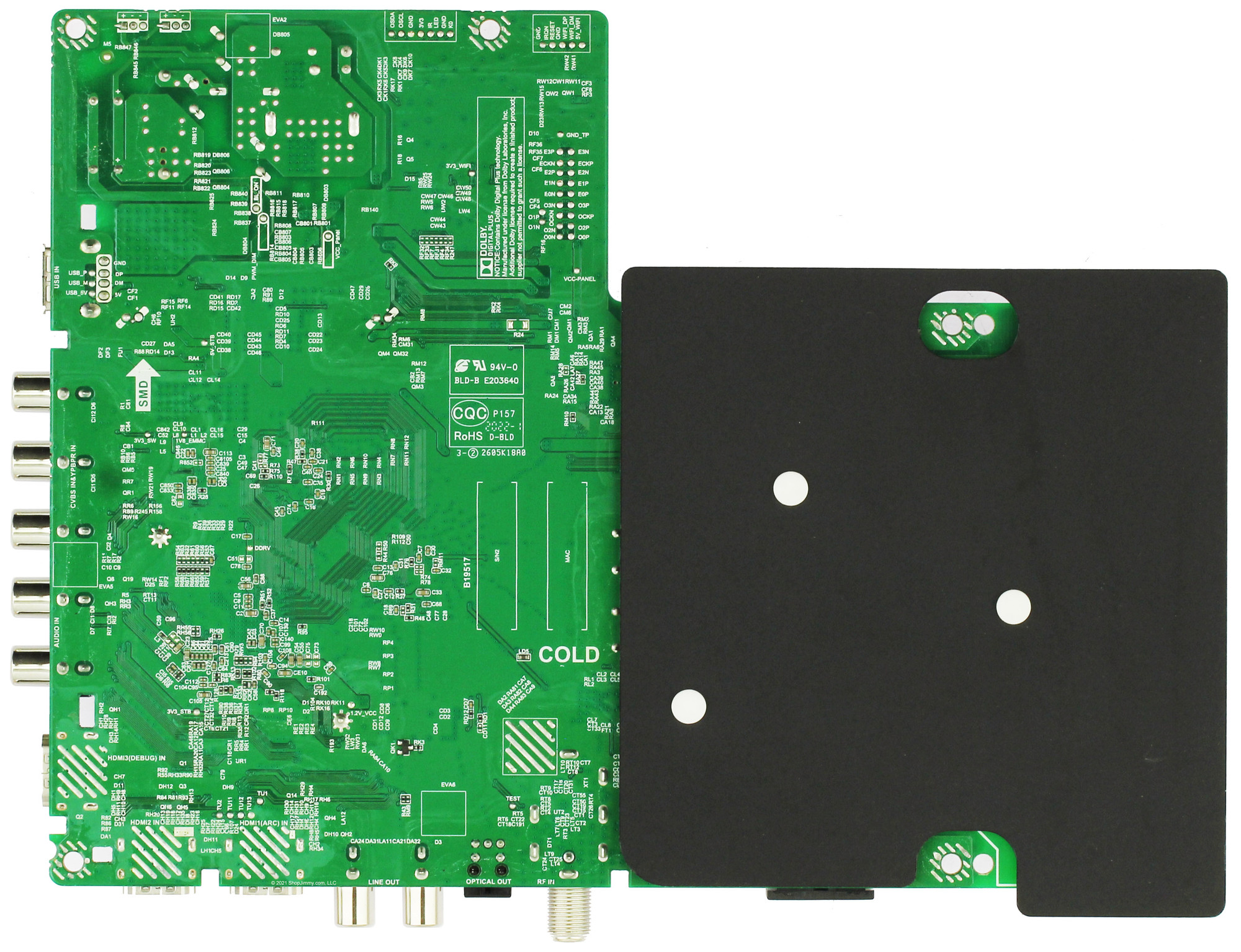 Placas de Televisor para Vizio D43F-F2 Kit de Reparacion