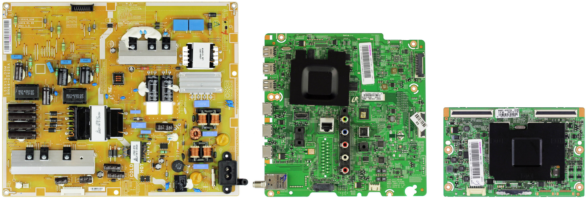 Samsung UN55F6400AFXZA (Version TS01) Complete TV Repair Parts Kit
