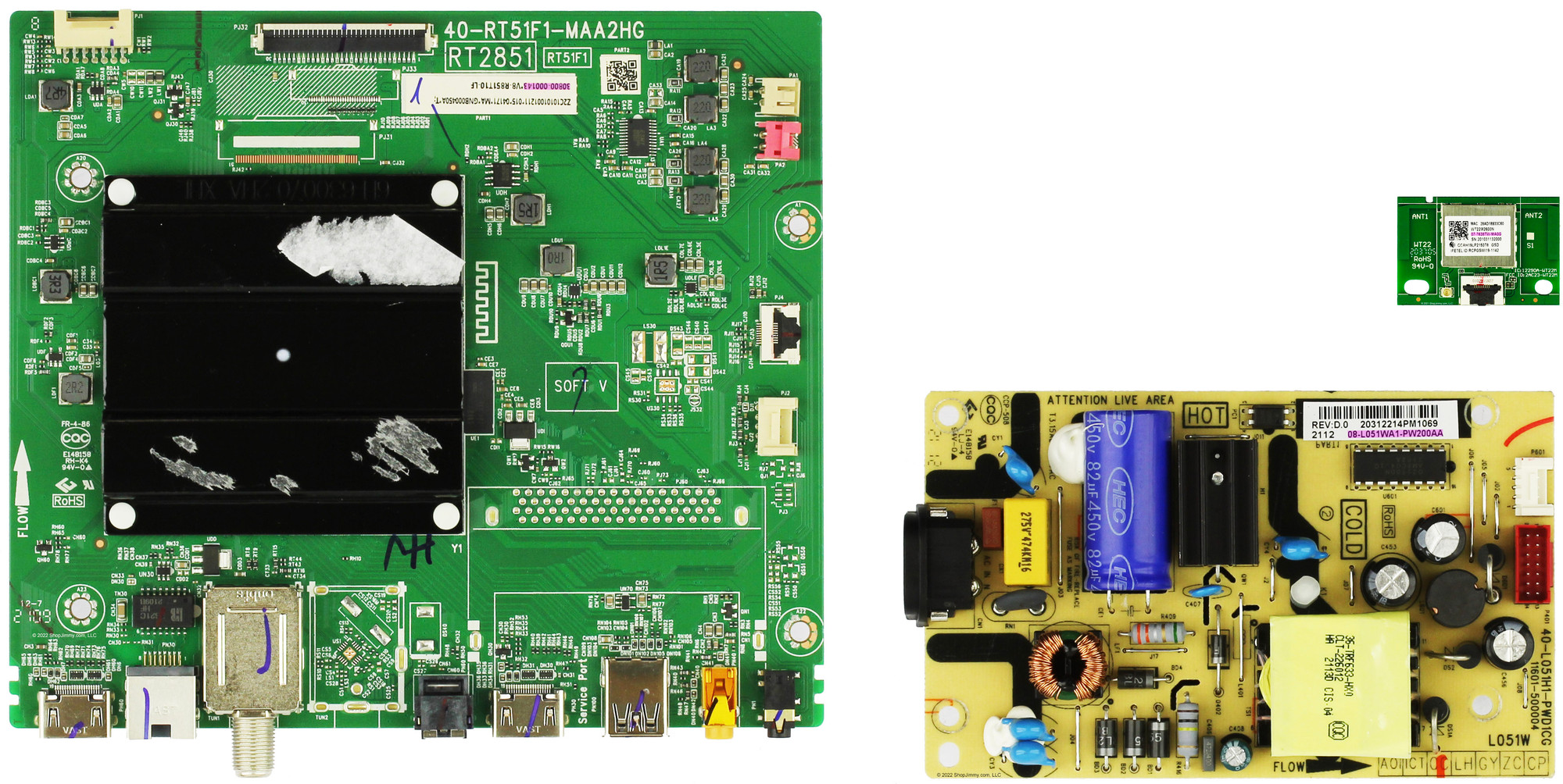 TCL 32S330 Complete TV Repair Parts Kit V1