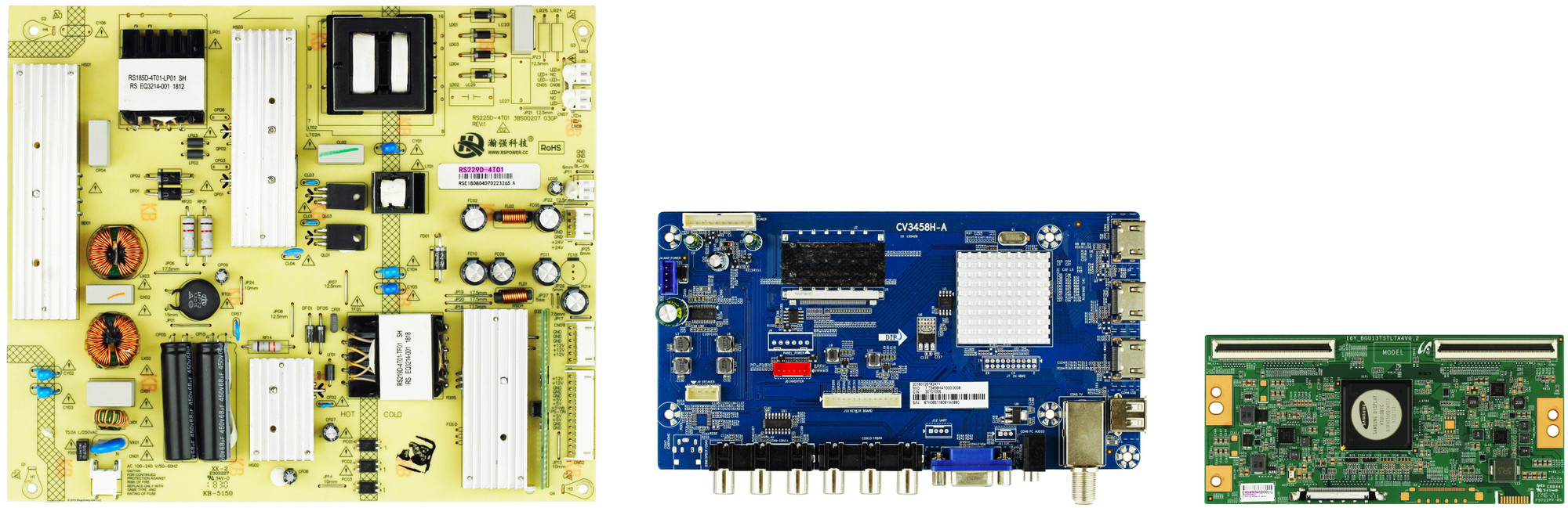 RCA RTU6549 Complete LED TV Repair Parts Kit Version 6