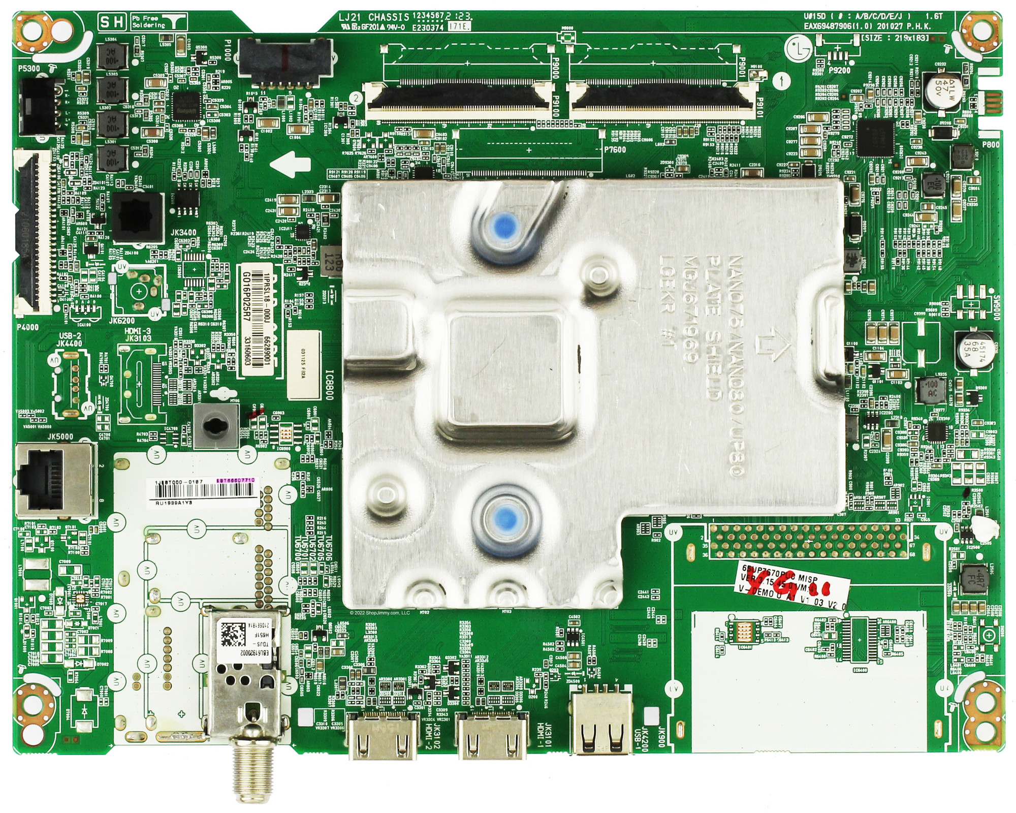 LG EBT66607710 Main Board for 65UP7670PUC.AUSFLKR