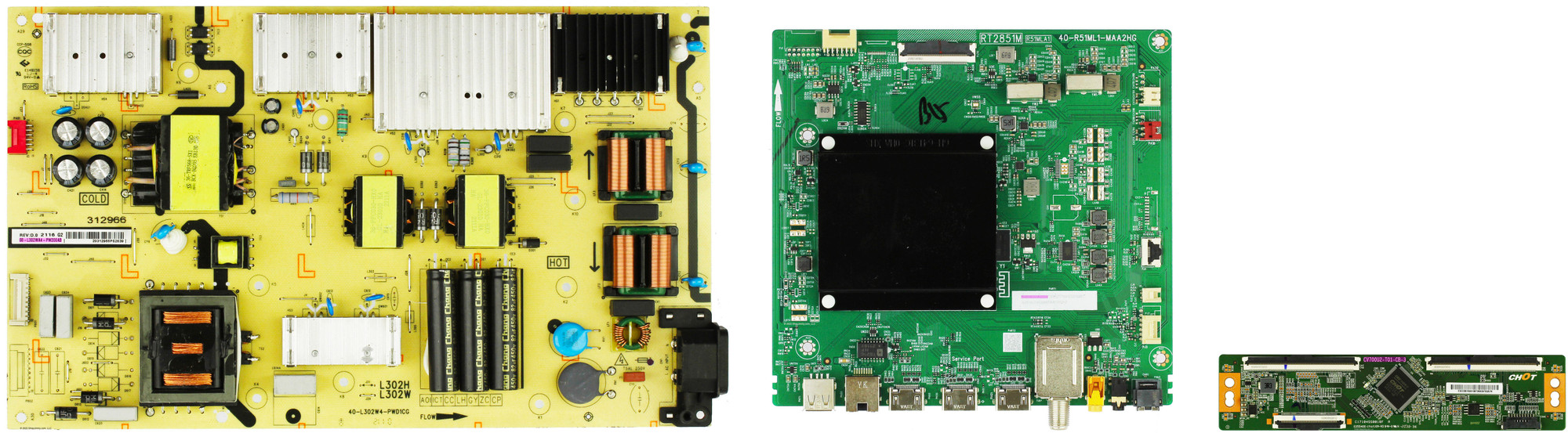 TCL 70S434 70S430 Complete TV Repair Parts Kit Version 1 (SEE NOTE)