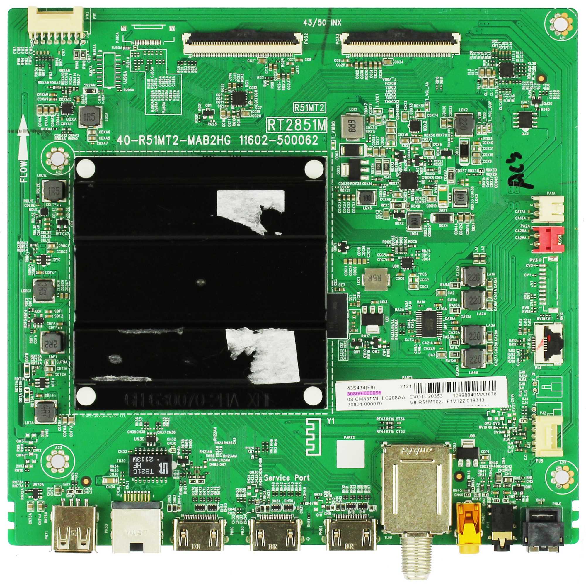 TCL 30800-000096 Main Board 43S434 50S434
