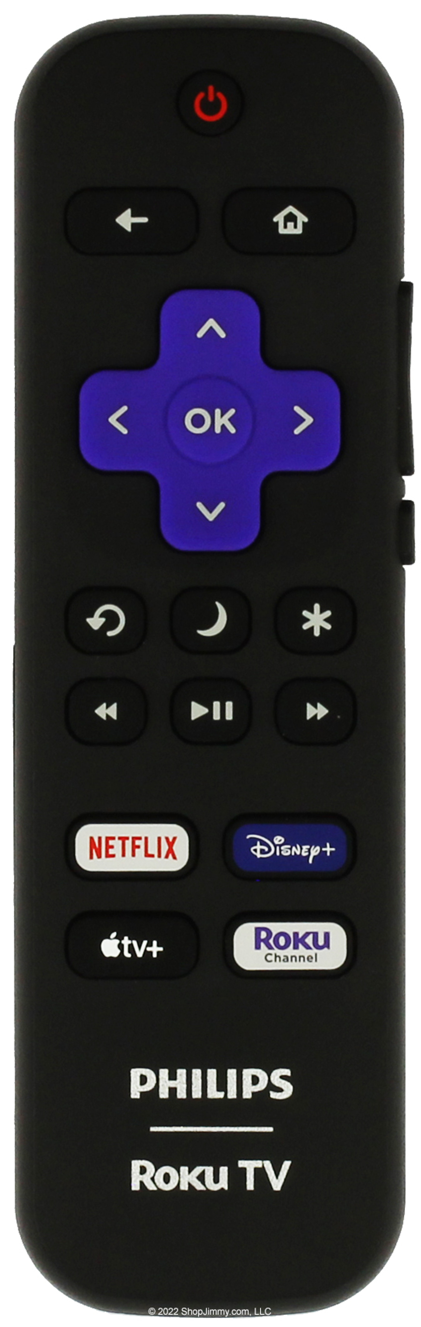 Fristelse Kyst dreng Philips 3226001024 Roku Remote Control -- Open Bag Netflix Disney+ Apple TV  Roku