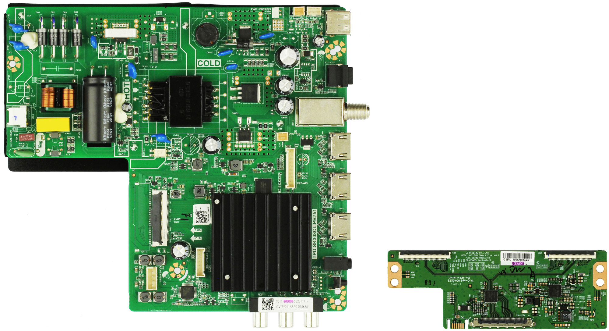 RCA RTR4360EUS TV Repair Parts Kit