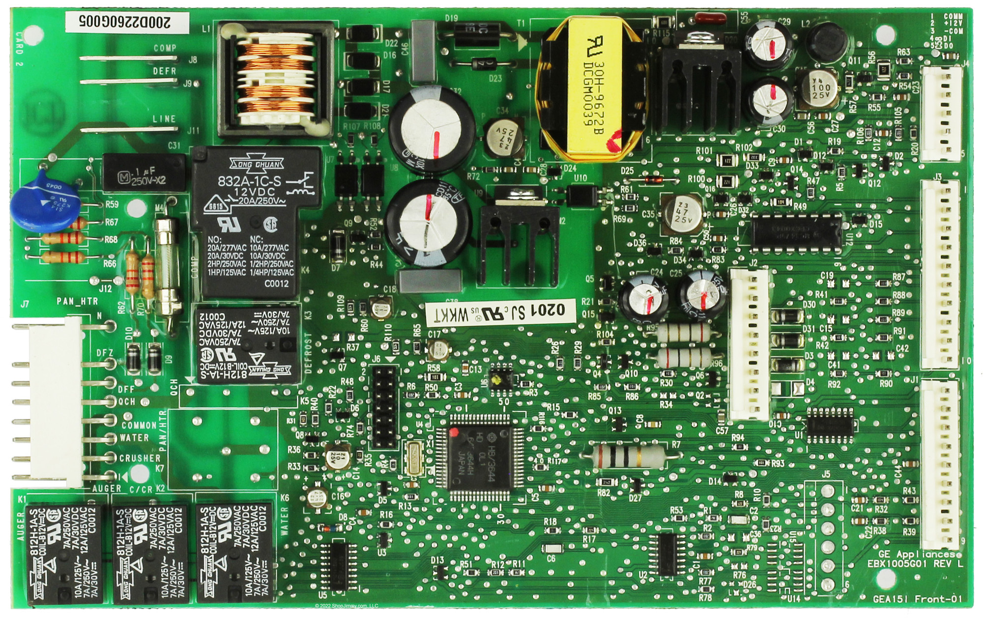 GE Refrigerator 200D2260G005 WR55X10174 Main Control Board Assembly