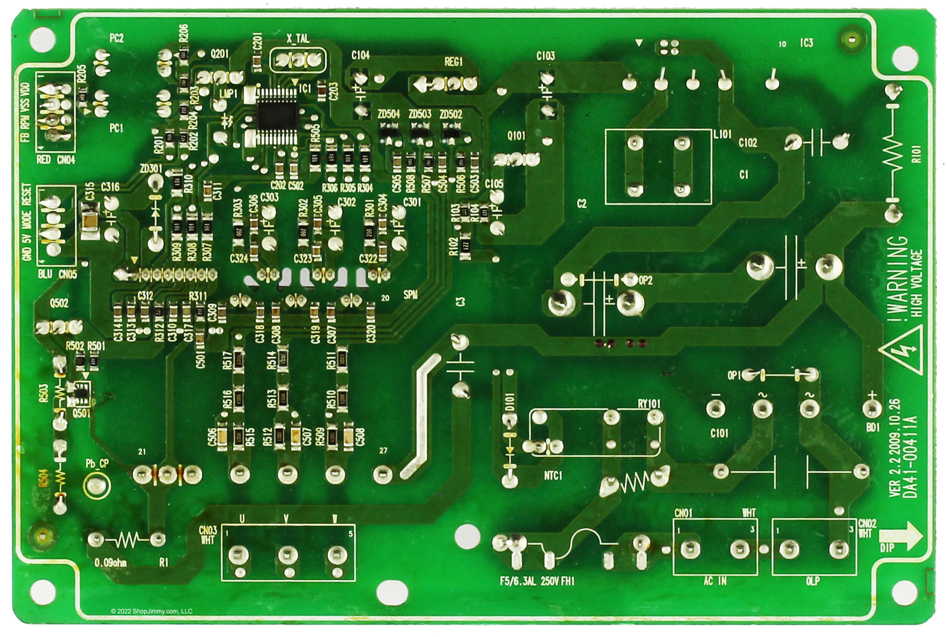 エアコンコントロールボード回路PCB、Samsung DB92-04839A DB41