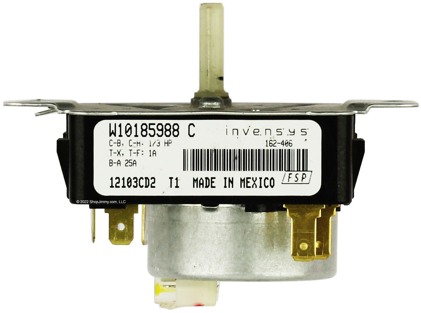 Genuine Whirlpool Dryer Timer W10185988C - OEM FSP Part, Tested With 60-Day Warranty