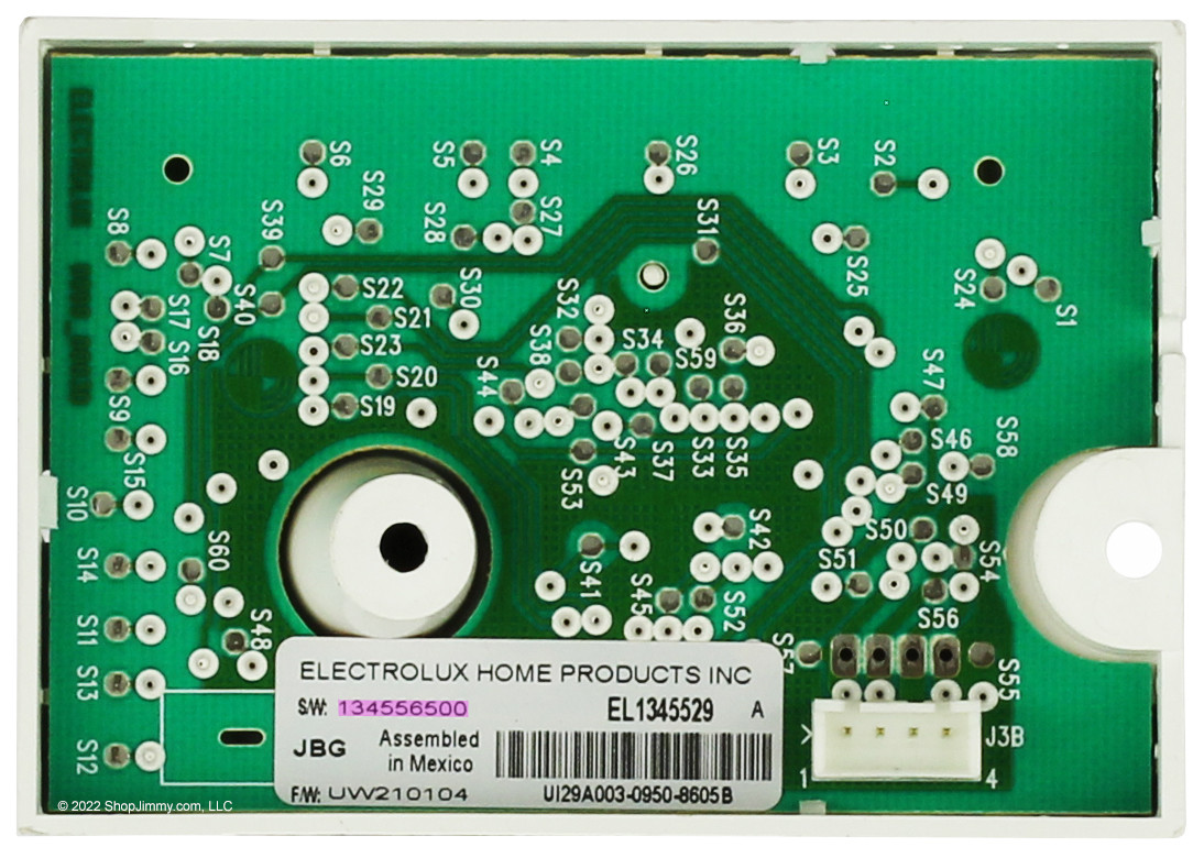 Frigidaire Washer 134556500 Auxiliary Interface Board