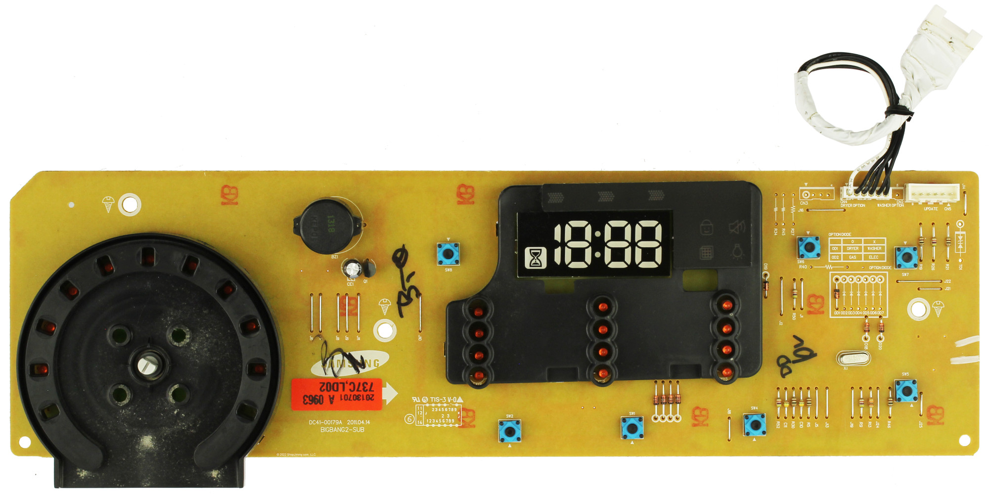 Samsung Dryer DC9200737C Control Board PCB Assembly Sub