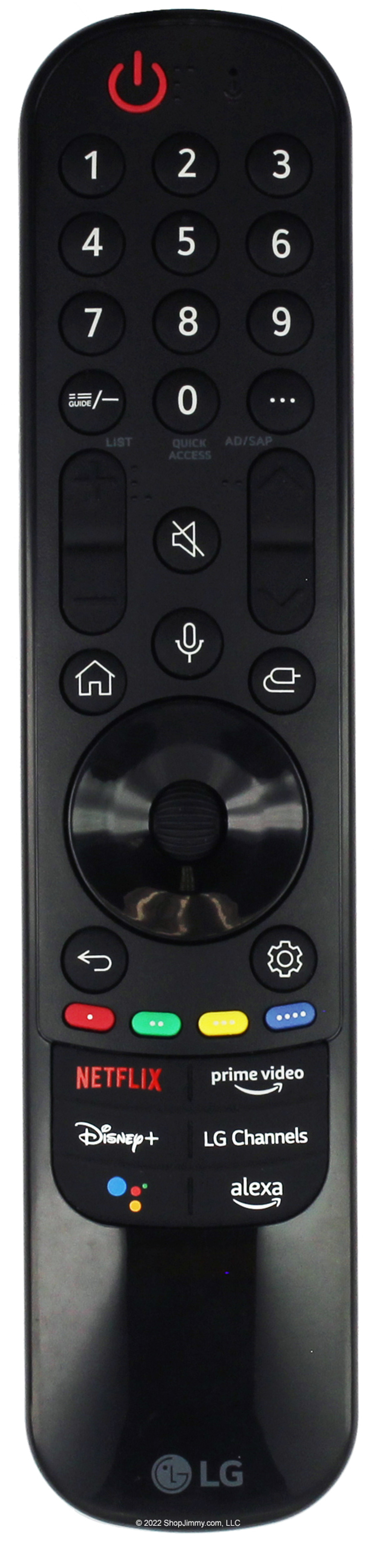  MR22GA AKB76039901 IR Remote Control Compatible with LG TV Controller  MR23GN MR22GN 2021 2022 2023 Models Replacement with Netflix PrimeVideo  Buttons (IR Function Without Battery) : Electronics