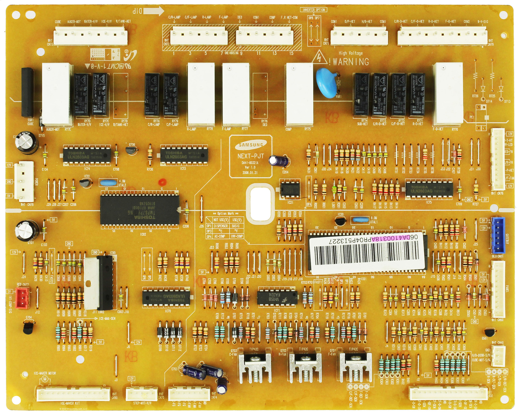 Samsung Refrigerator DA41-00318A Main Board
