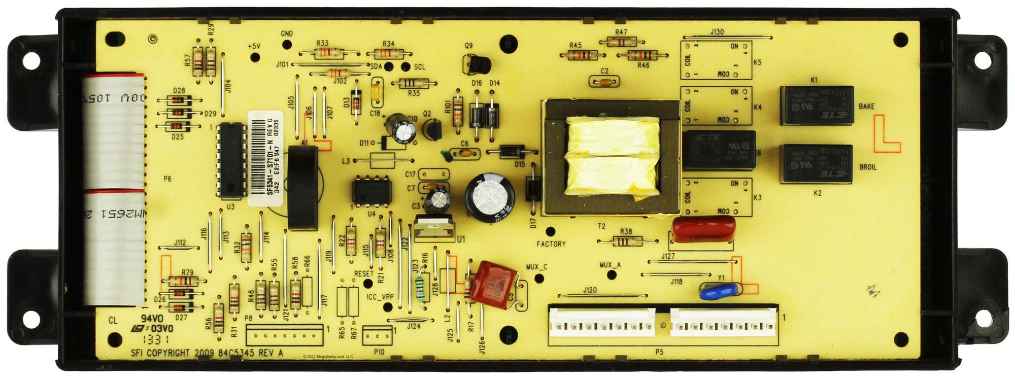 Electrolux Oven 316557101 Electronic Clock Timer ES300, White Overlay