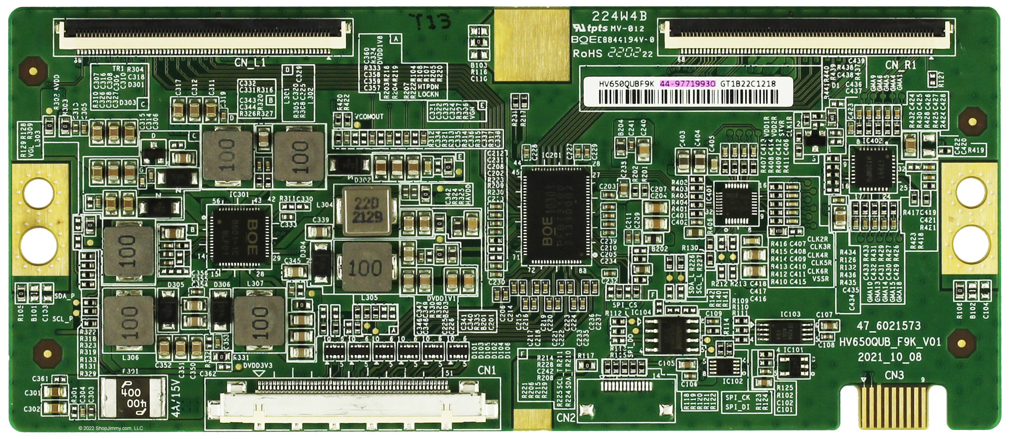 Sony 1-014-109-11 (HV650QUBF9K 44-97719930 44-97719060) T-CON Board