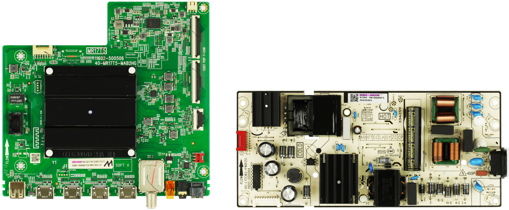 TCL 65S455 65S453 65S451 Complete Repair Parts Kit (SEE NOTE)