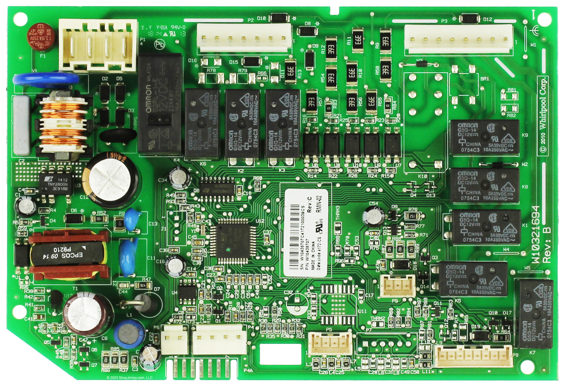 シャロウページ Whirlpool Maytag Amana Refrigerator W10438707 WPW10438707 Main Board