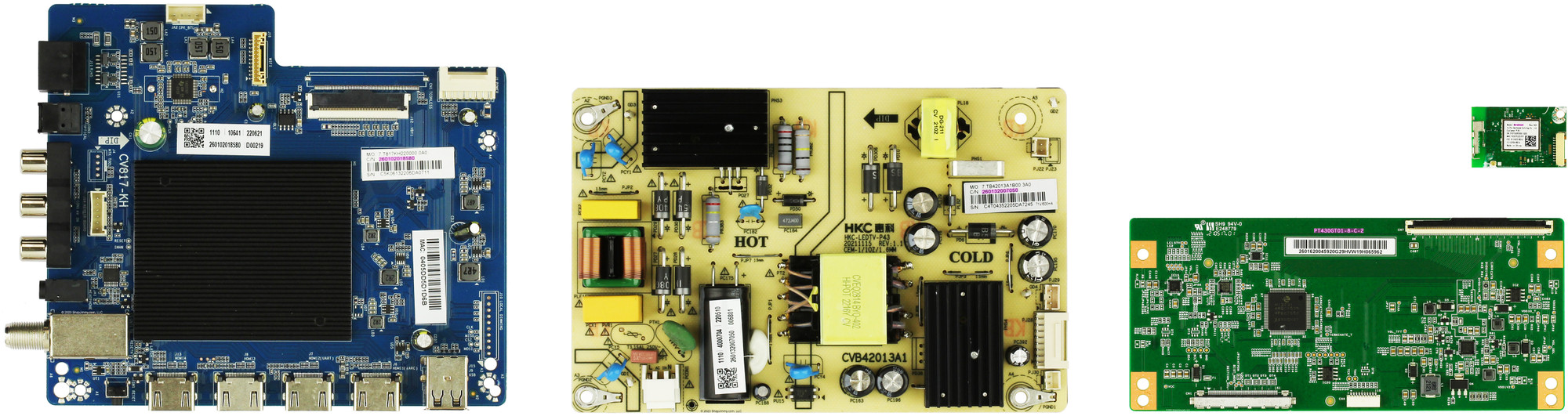 westinghouse lcd tv parts