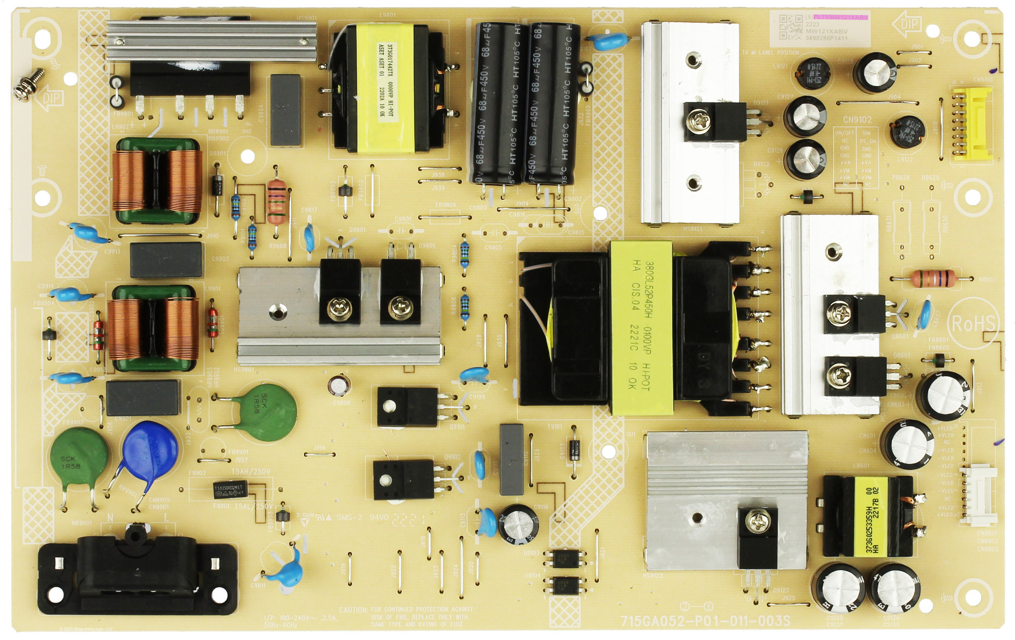 Onn PLTVMW121XABV Power Supply