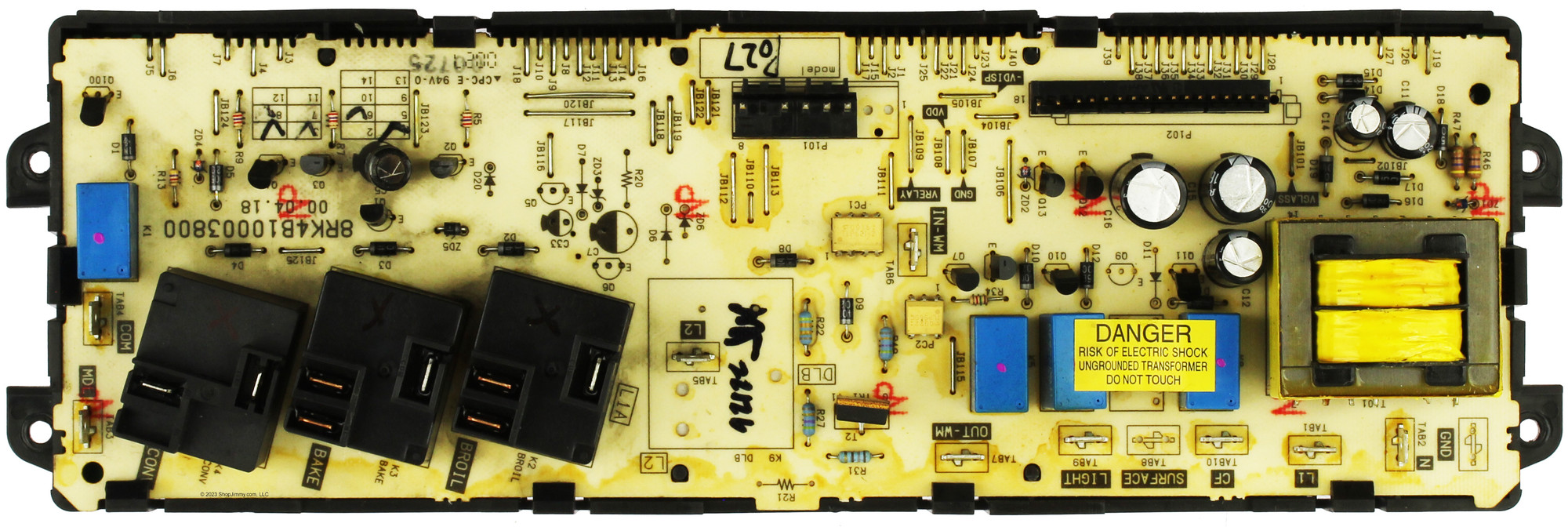GE Oven WB27T10223 Control Board