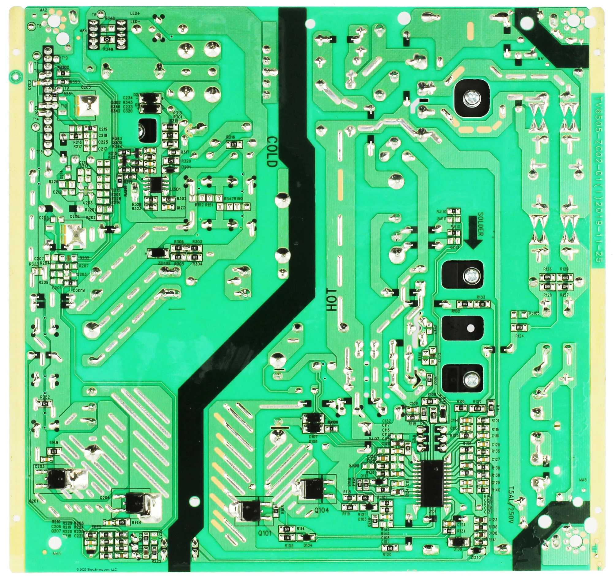 ONN 514C6505M18 Power Supply / LED Board