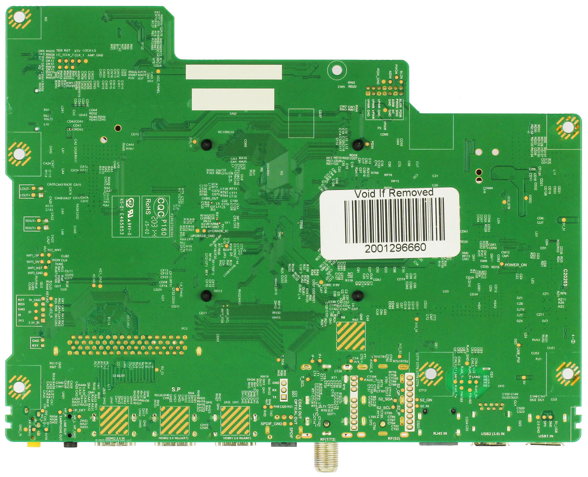 Pixel 02-NANT72671-CA01 Main Board for 70D2010
