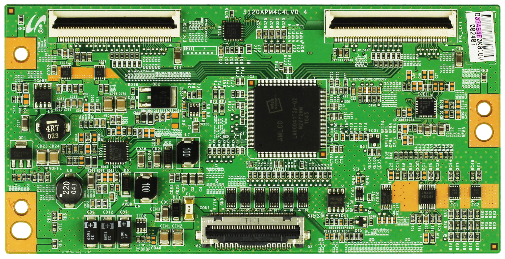 Samsung LJ94-03464E T-Con Board for UN55C6300SFXZA