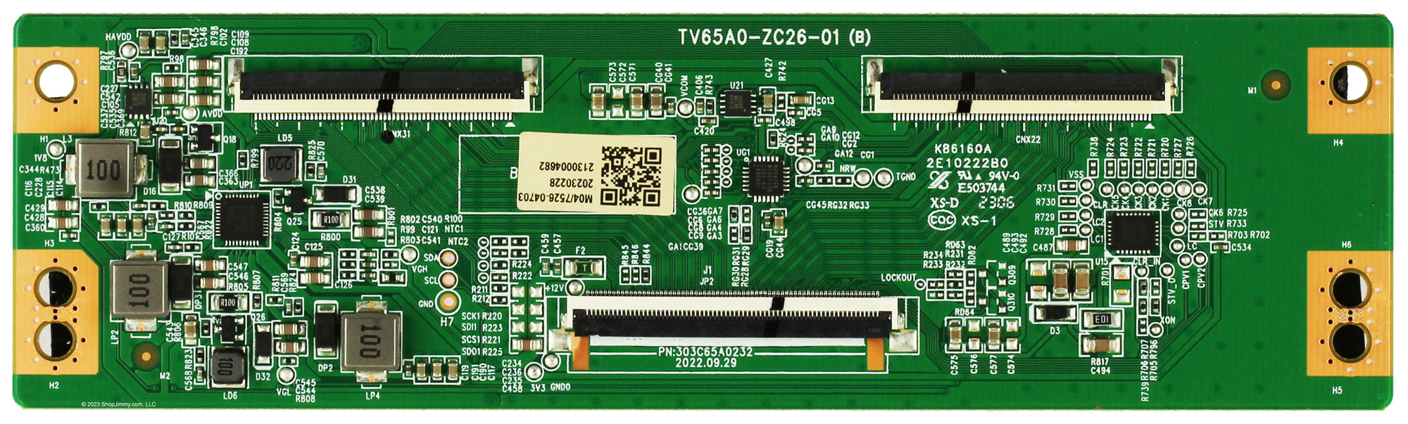 Onn 513C65A0M04 T-Con Board (65-inch models ONLY)