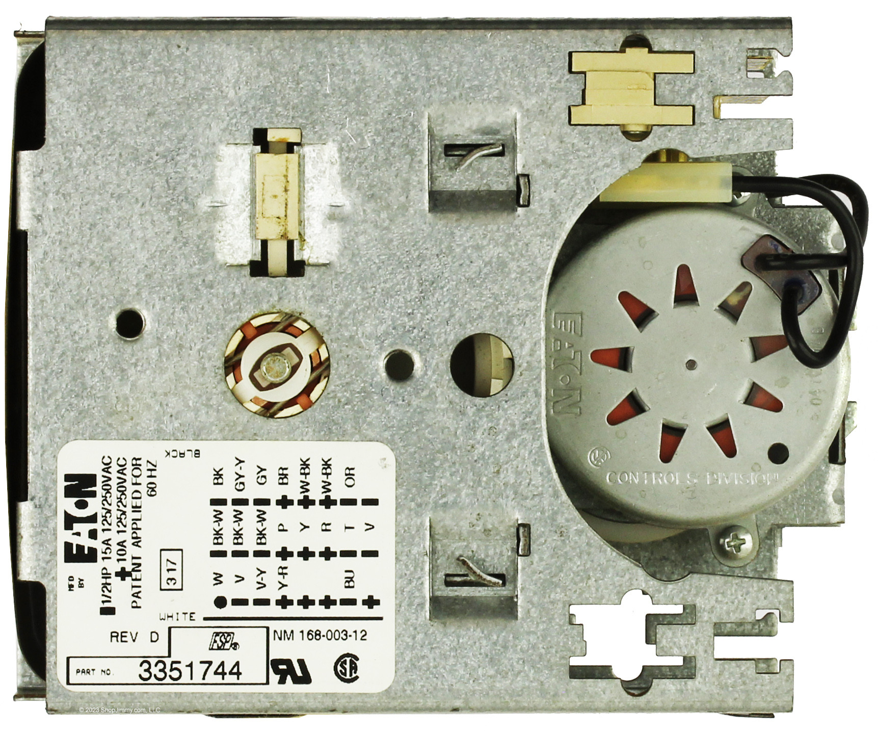 Whirlpool Washer WP3351744 3351744 Timer