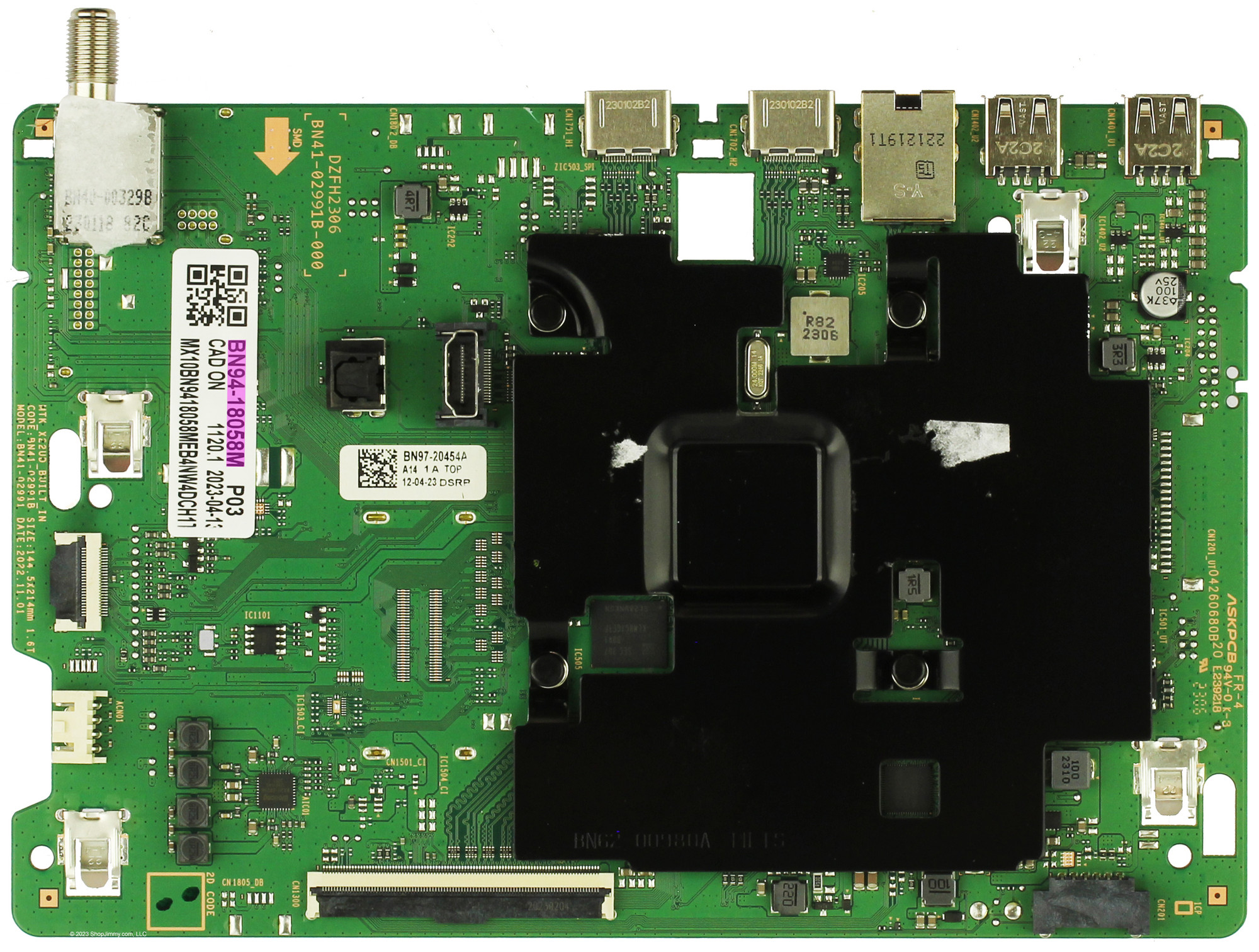 Samsung BN94-18058M Main Board for UN55CU8000FXZA (WB04)