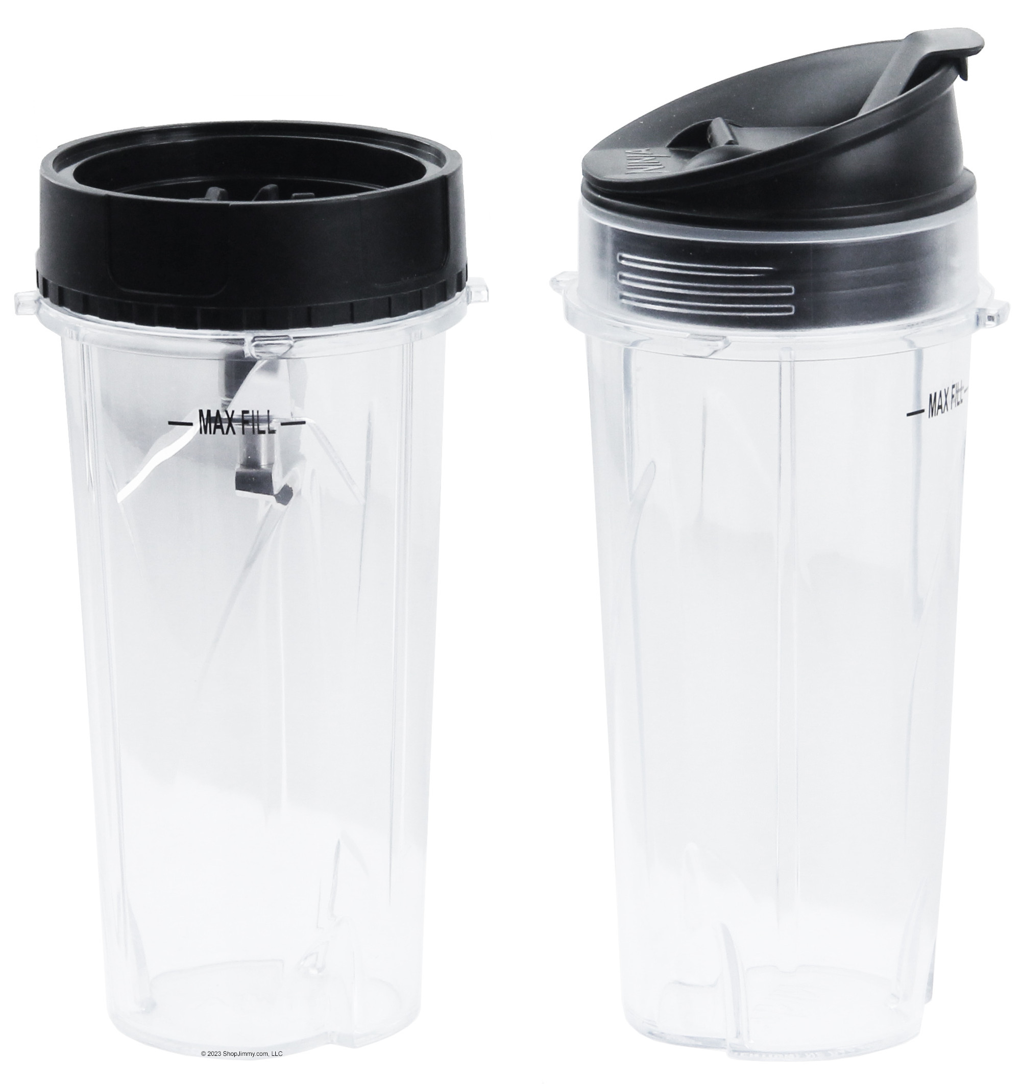 Ninja 16 oz. Tritan Nutri Ninja Cups 2PACK w/1 Blade Assembly 1 Sip