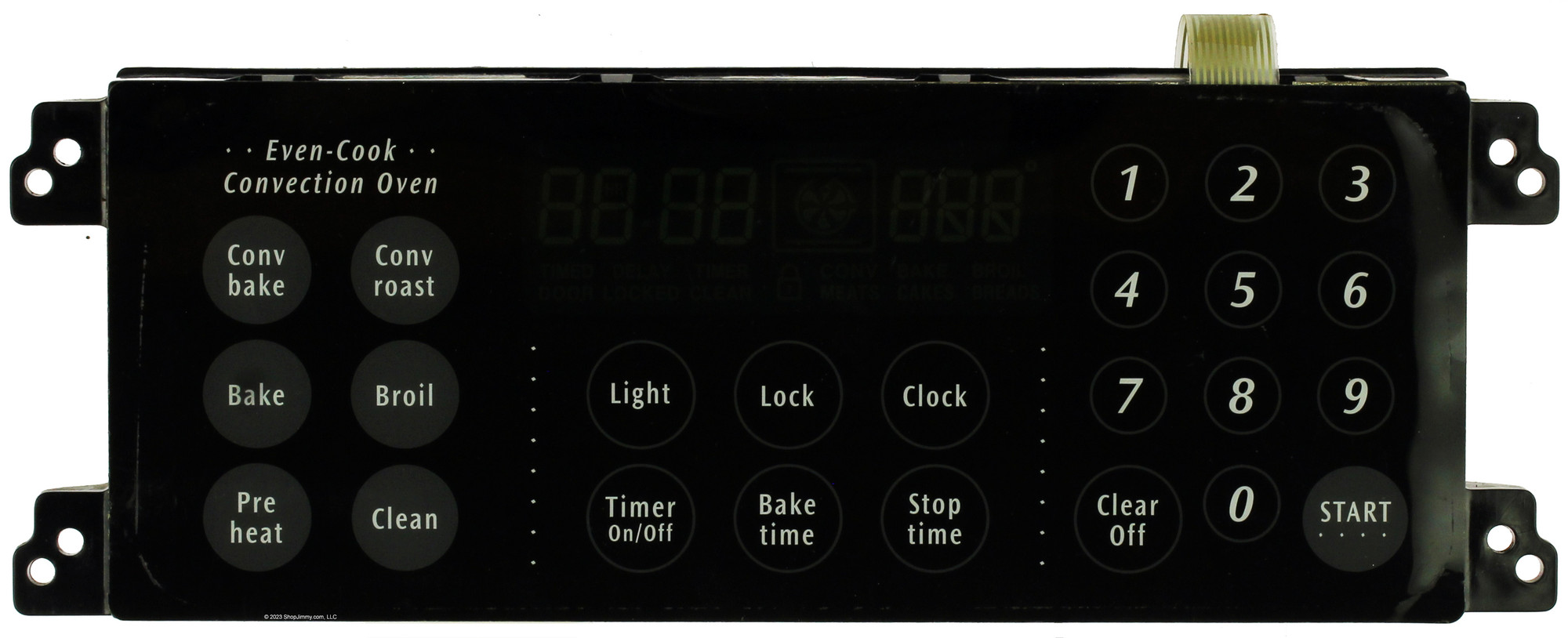 thumbnail image 2 of Electrolux Oven 316557118 Electronic Clock Timer ES305 – Black Overlay – Used Like New 2 of 6