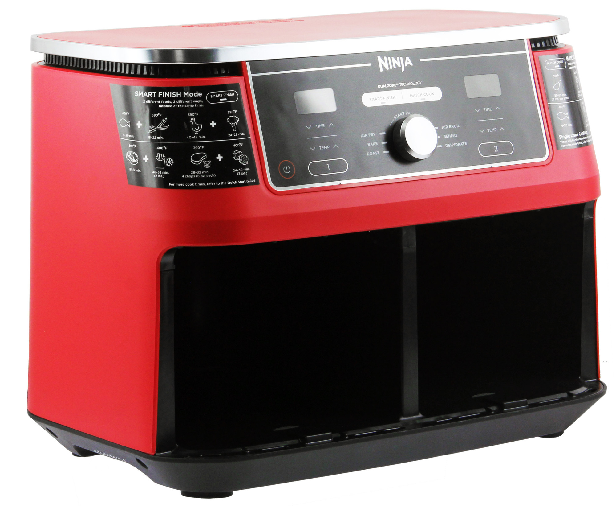 Ninja DZ402QRD Foodi XL 2 Basket Air Fryer Replacement BASE ONLY Renewed