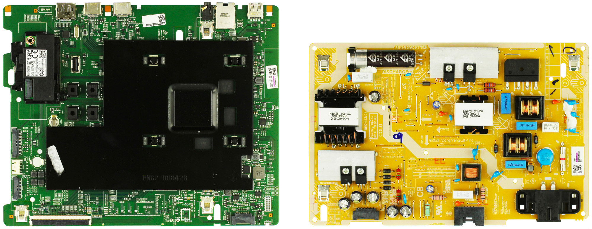 Samsung LH43QMREBGCXZA Complete LED TV Repair Parts Kit
