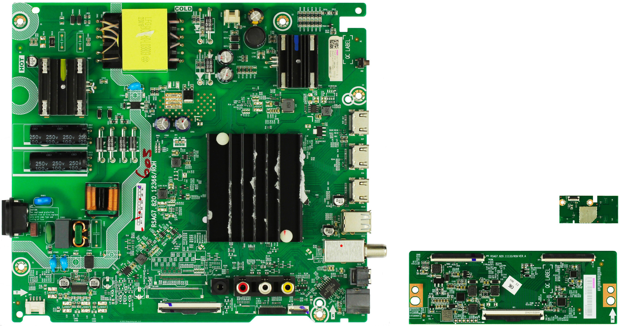 Hisense 65V型 液晶 テレビ 65A6H基盤セット Hisense 55A65H Complete LED TV Repair Parts Kit Version 3