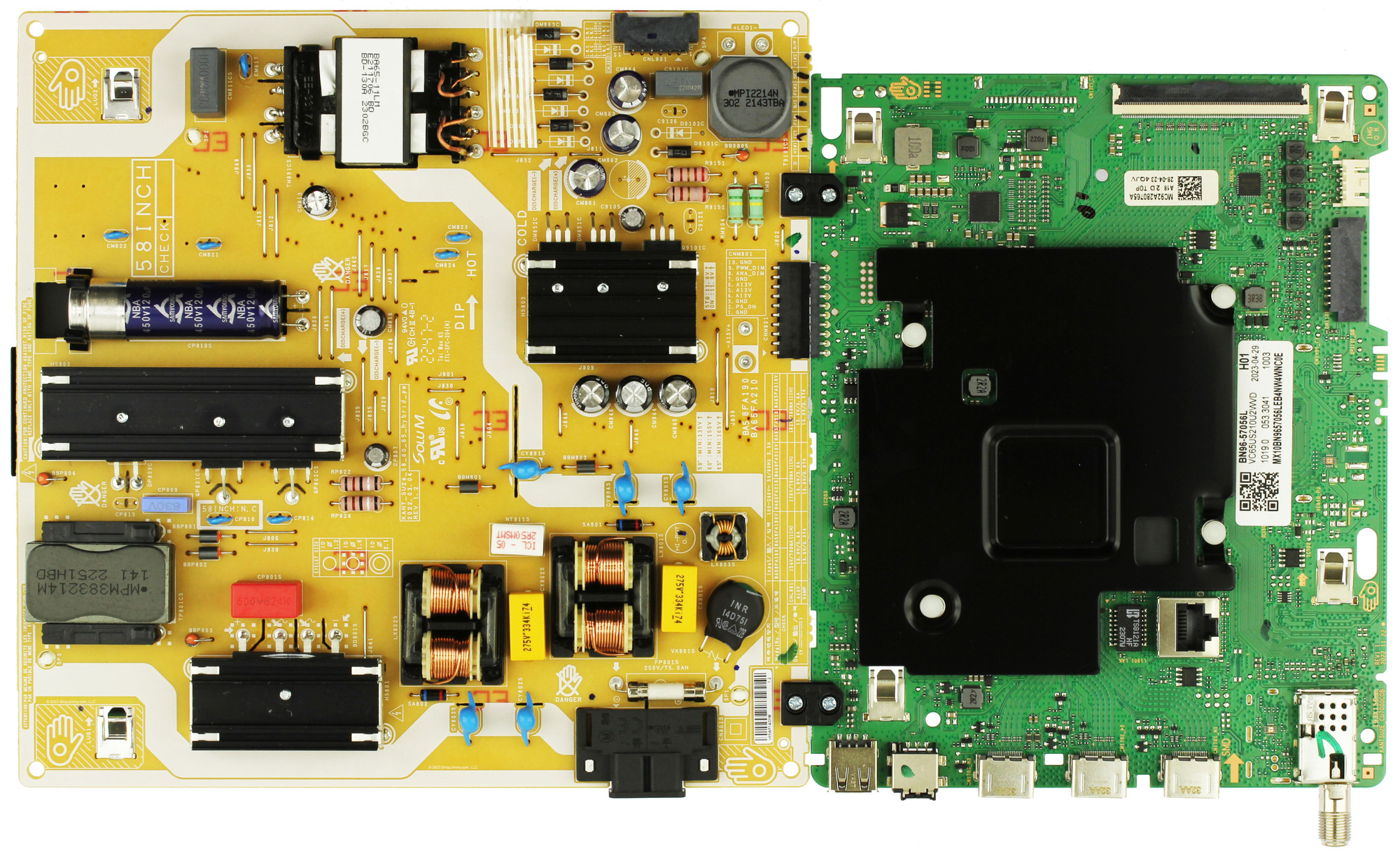 Samsung BN96-57056L Main Board Power Supply for UN65CU7000DXZA