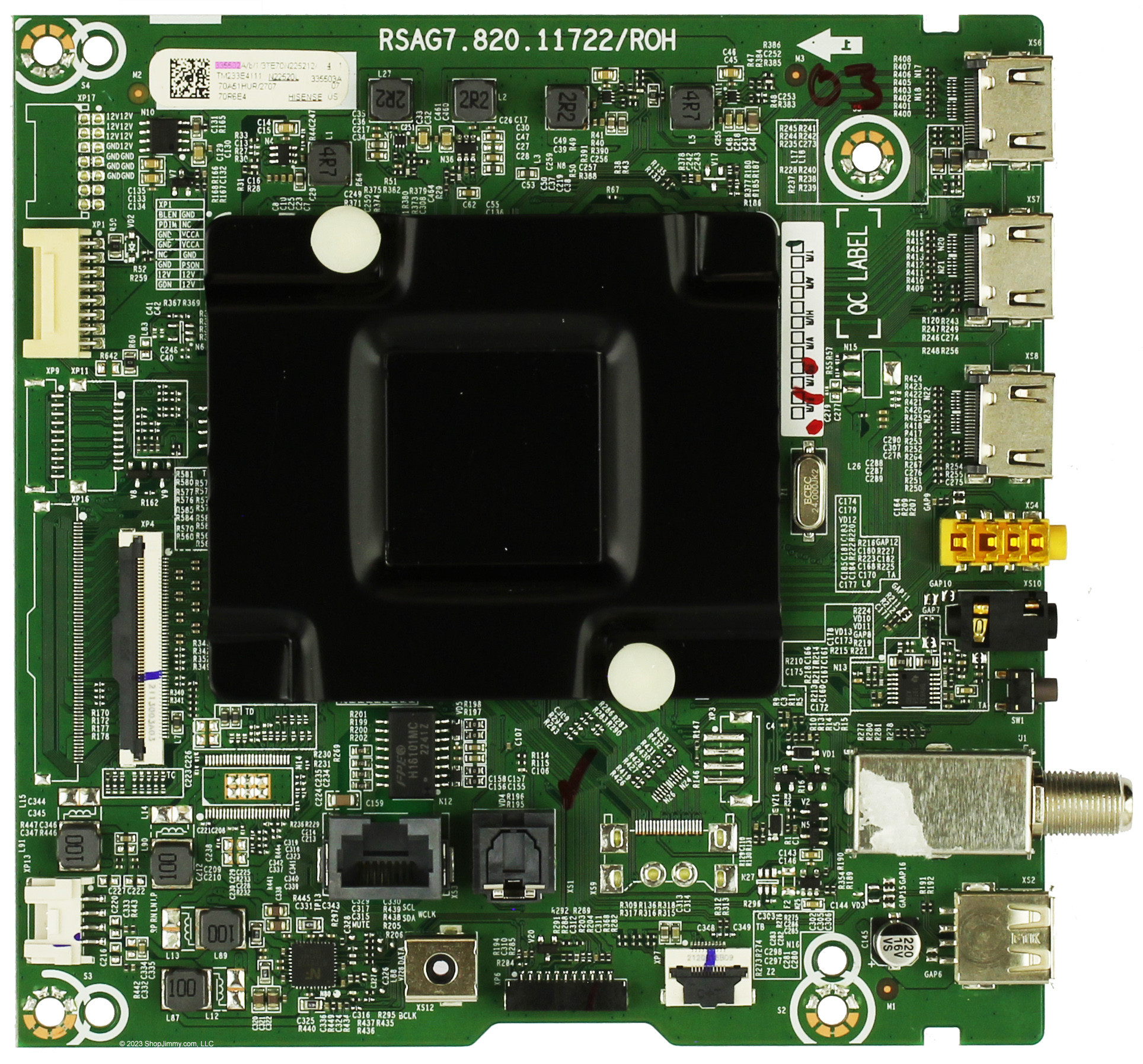 Hisense 335503 335502 (RSAG7.820.11722/ROH) Main Board 70R6E4