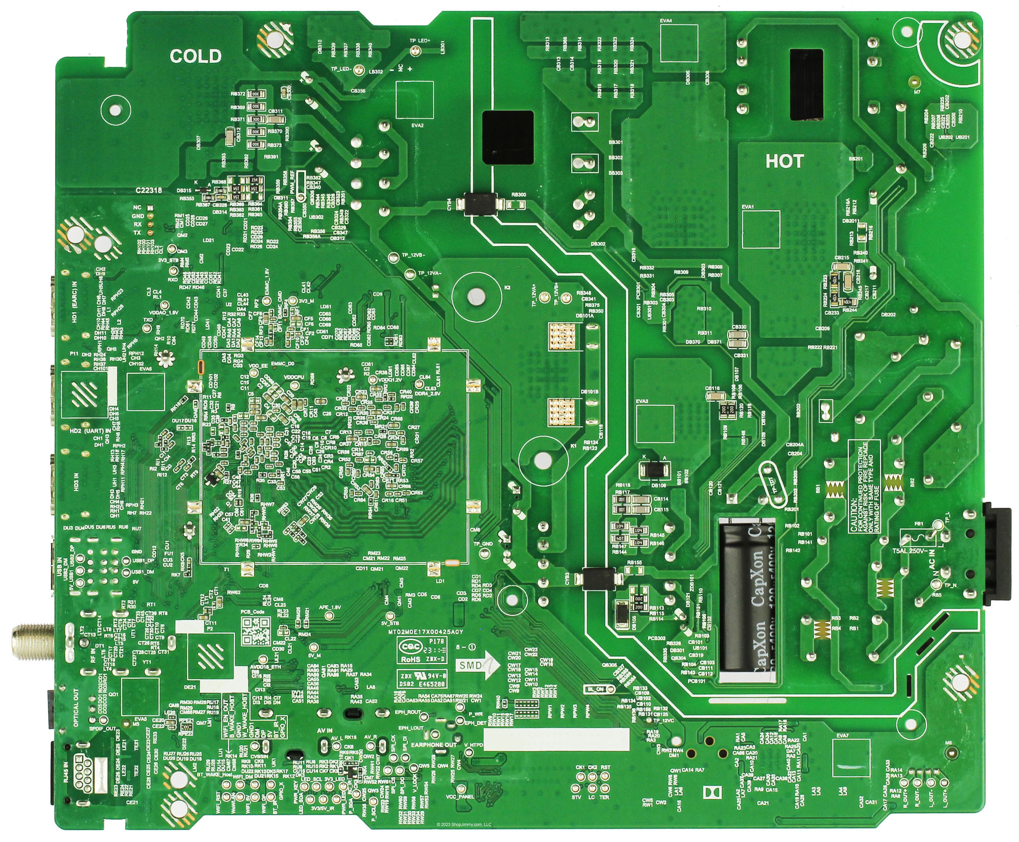 Toshiba Main Board/Power Supply 323651 for 55C350LU