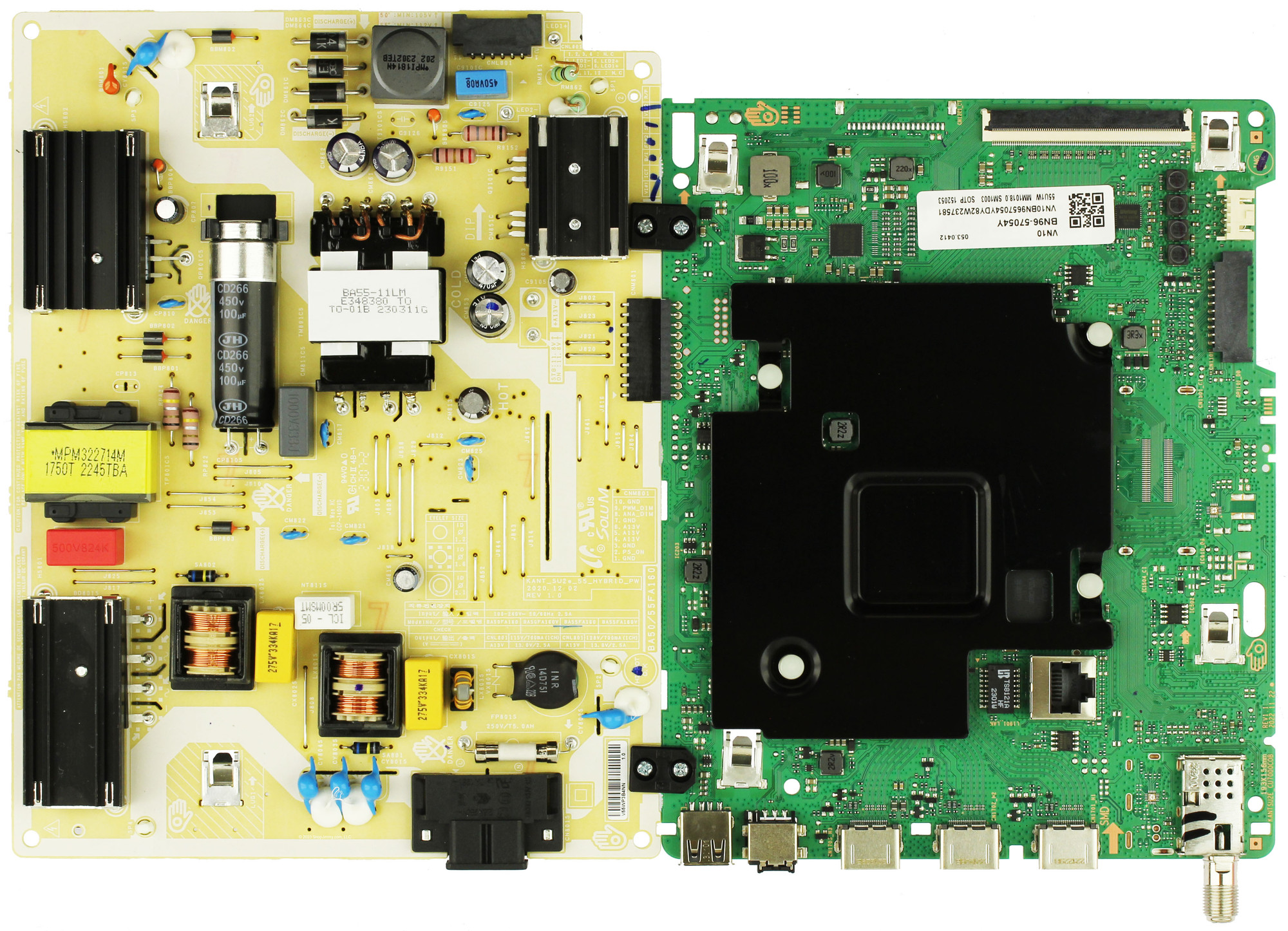 Samsung BN96-57054Y Main Board Power Supply for UN55CU7000FXZA (XB04)