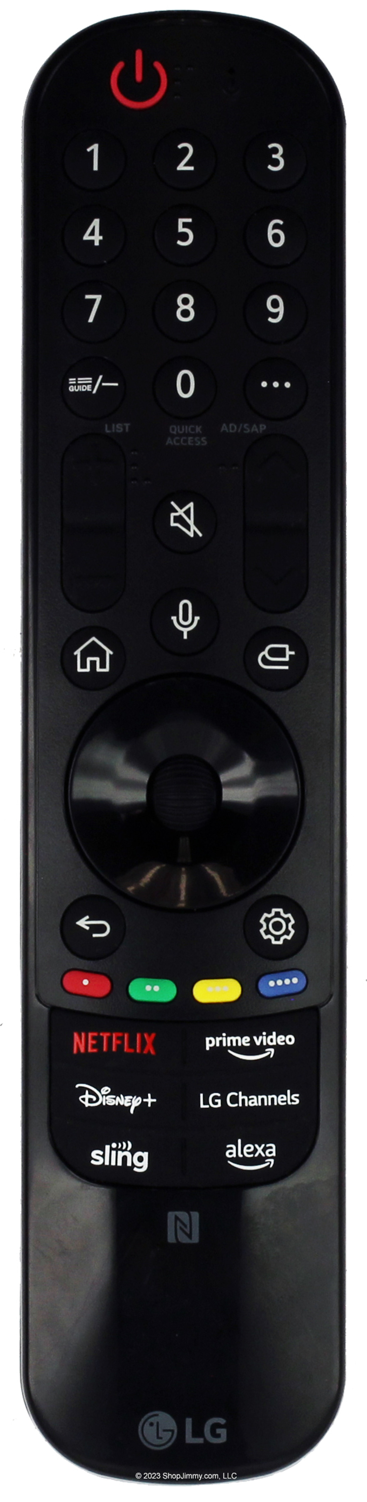 Control Magic Remote LG Mr23gn Botón Alexa LG Channels 2023