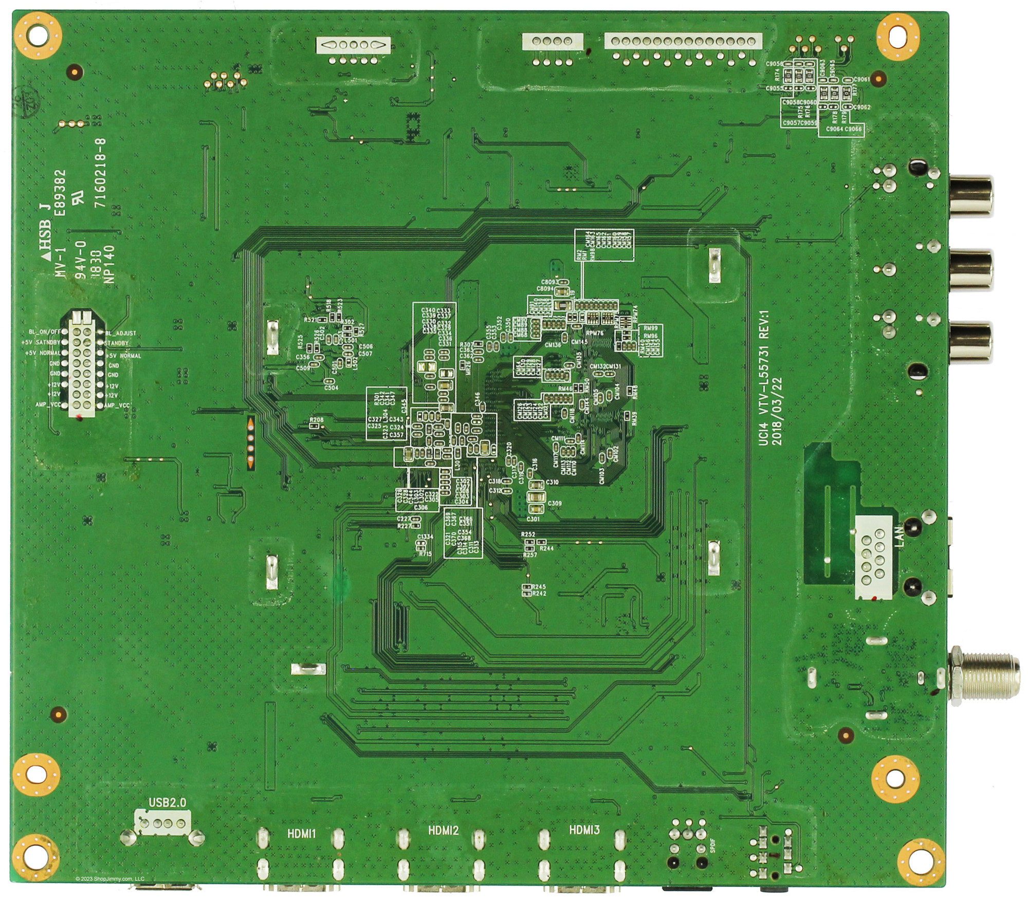 Toshiba 691V0G00240 Main Board for 50LF621U19 TF50A810U19