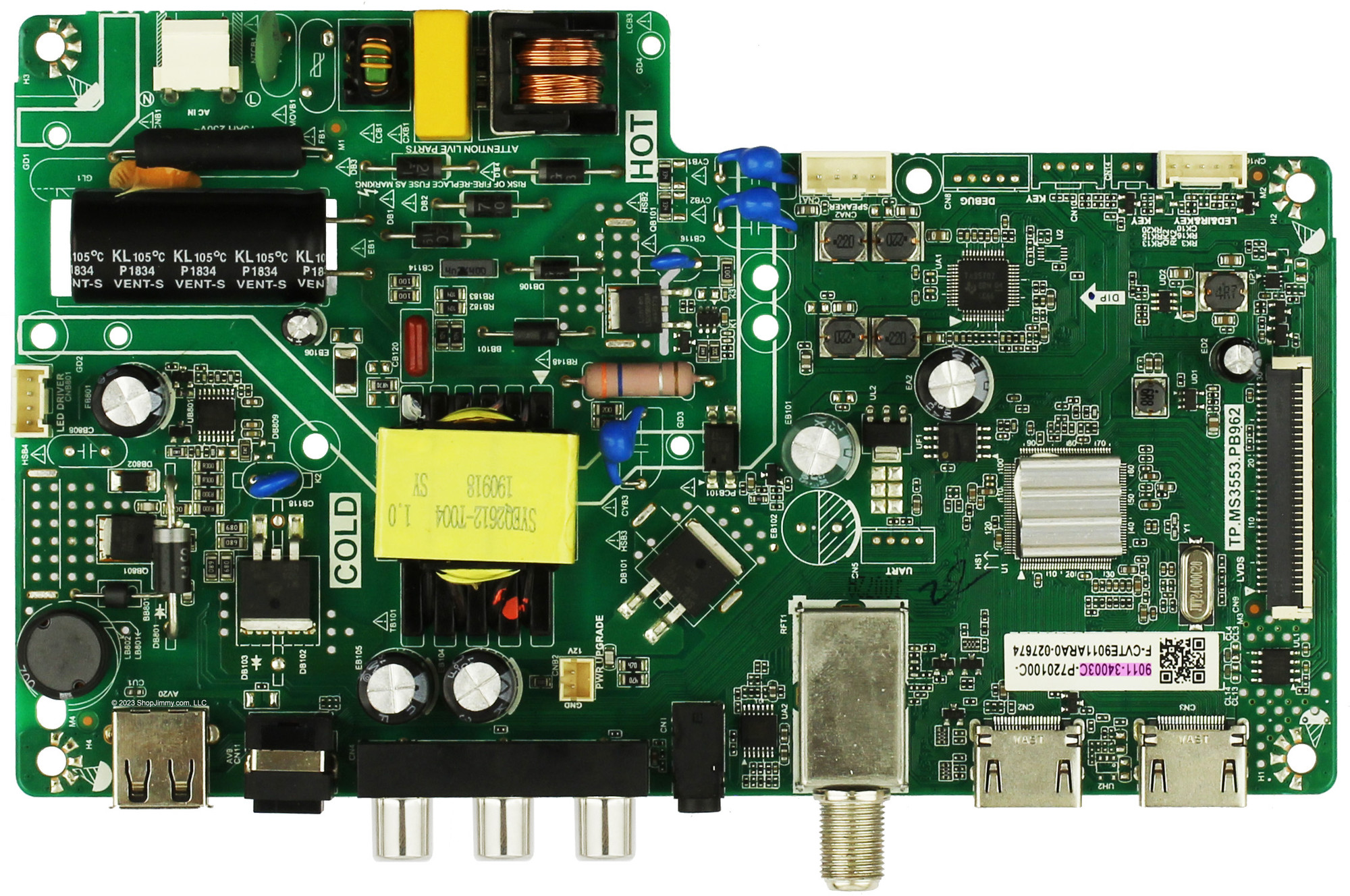 Toshiba 9011-34003C Main Board/Power Supply for 32L310U20