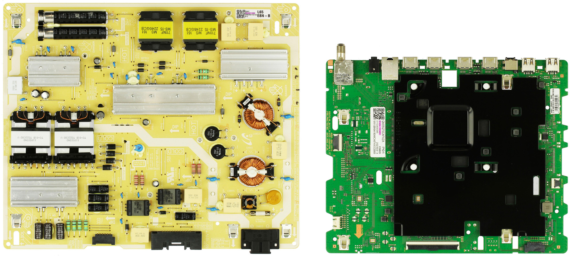 Samsung QN65Q70CDFXZA (Version FD01) Complete LED TV Repair Parts Kit