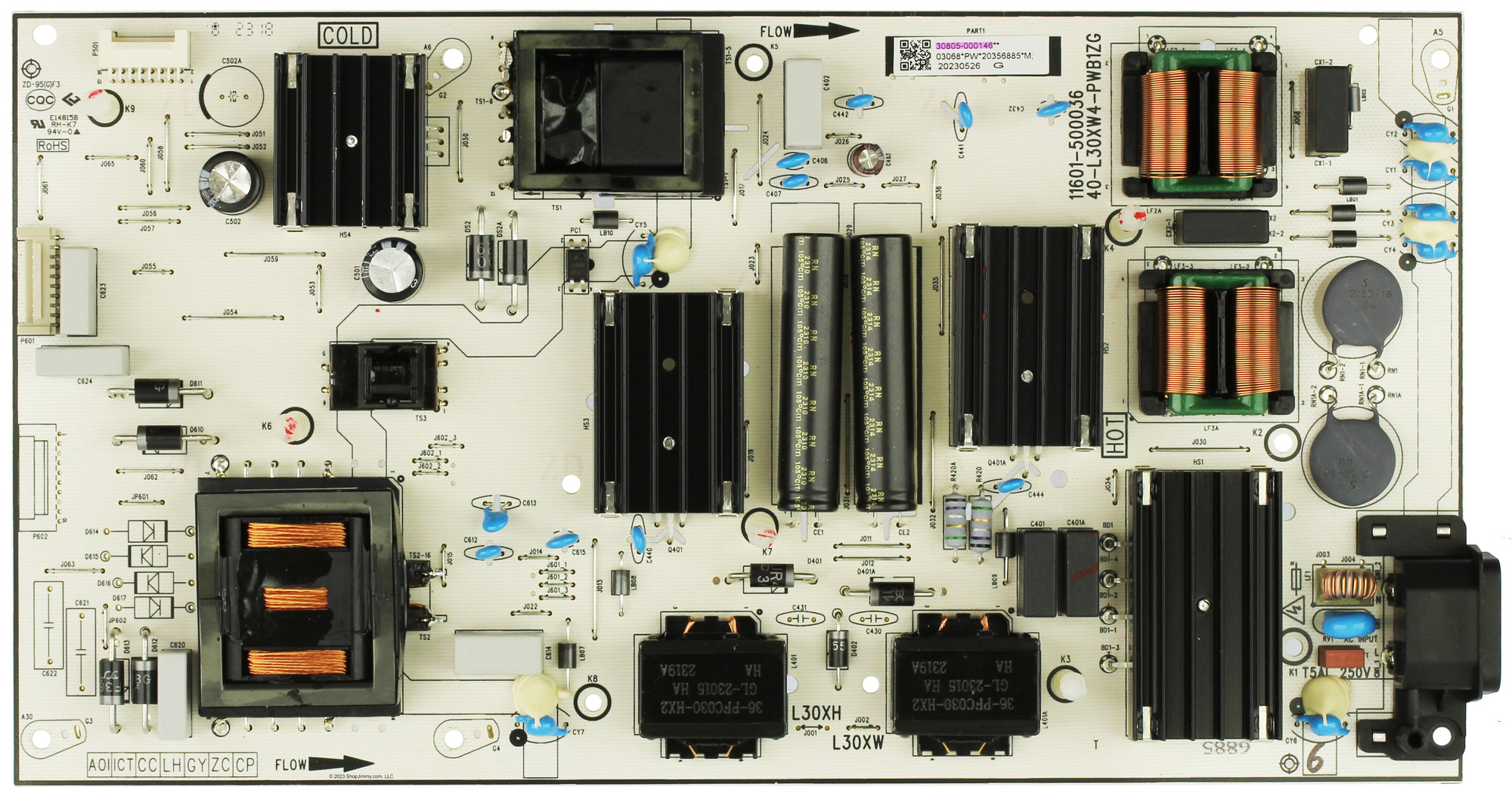 TCL 30805-000146 Power Supply Board 65Q650G
