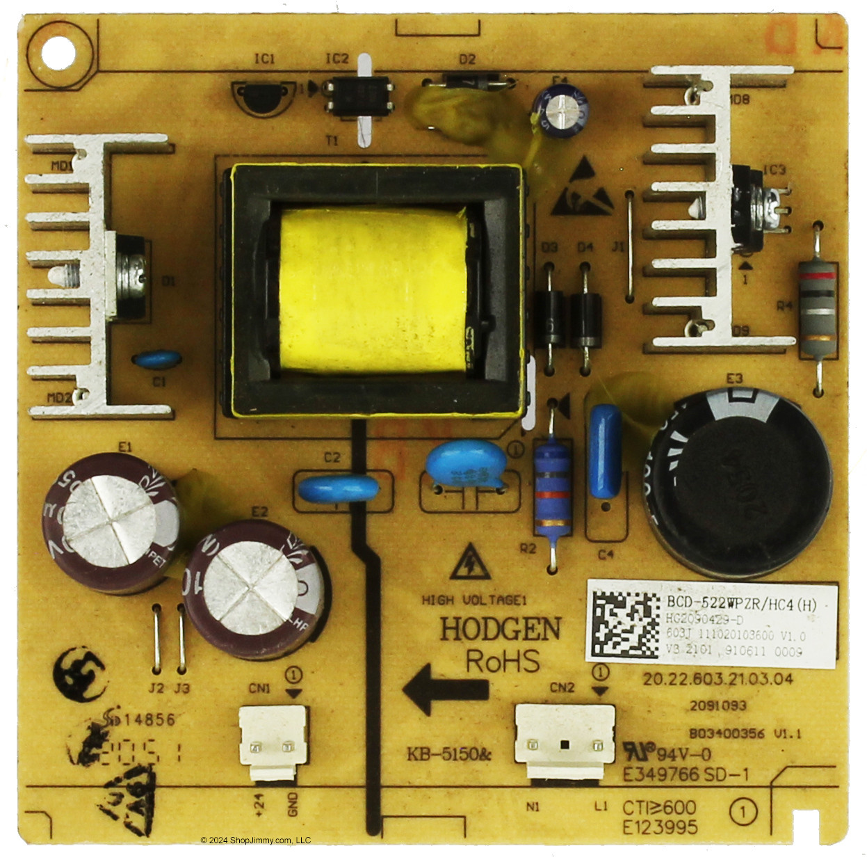 Insignia Refrigerator BCD-522WPZR/HC4(H) Main Board