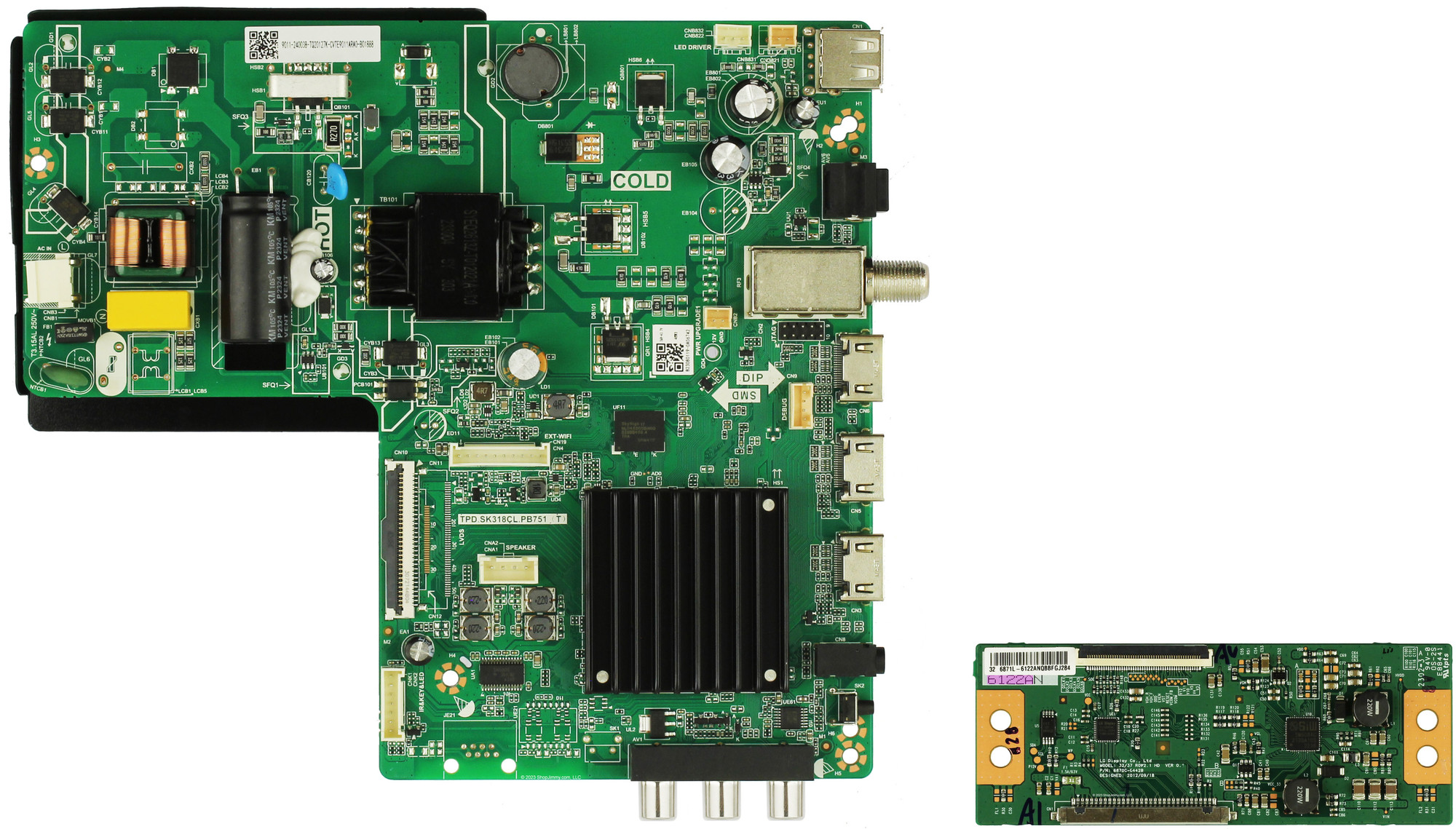 ONN 100012589 TV Repair Parts Kit Version 3